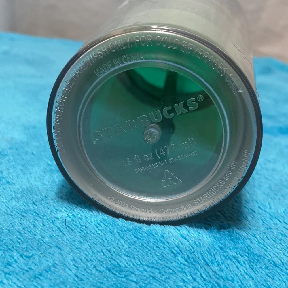 Starbucks Green/blue ombré Grande